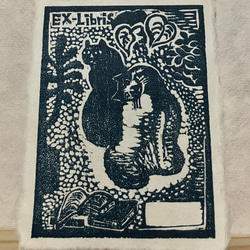 木版画の時計『腹時計』（風呂敷/サインポール柄） 掛け時計・置き時計