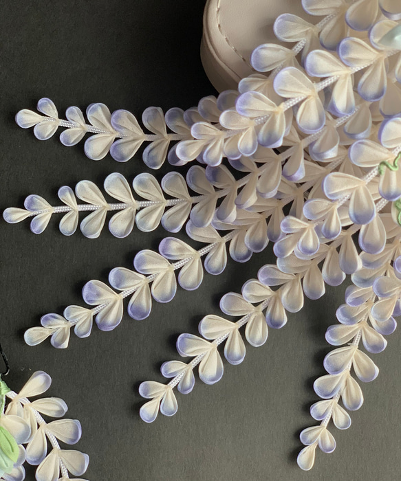 つまみ細工 髪飾り 藤の花 成人式 卒業式 七五三 753 発表会 振袖 袴