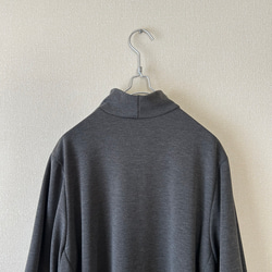 Aラインのニットトップス　ブラック　サイズ展開あり 9枚目の画像