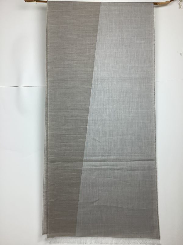 バラの花びら染　ジャガード織スカーフ　綿100％　43×185cm