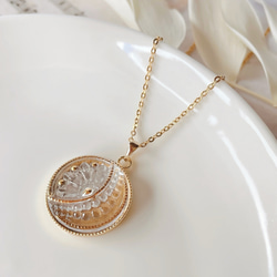 希少◇チェコ ウランガラス ヴィンテージ ネックレス◇Bijoux