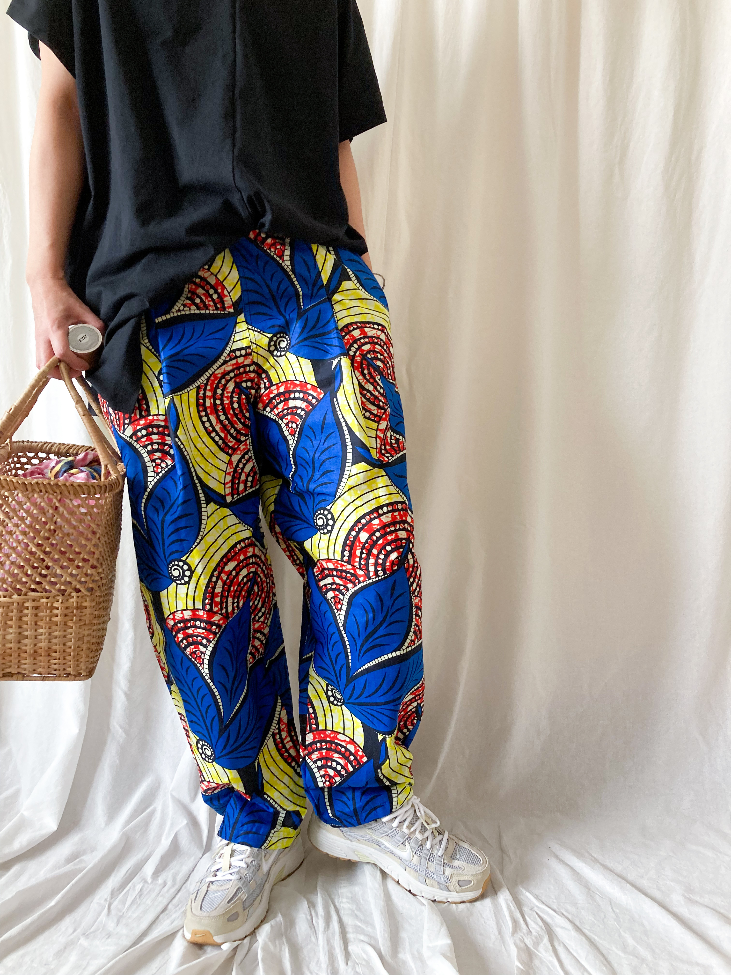 アフリカンバティック (アフリカ布) イージータックパンツ｜EP-224W | MERMEO