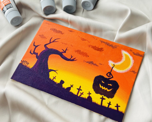 ワオキツネザル アクリル絵の具 キャンバス オリジナル ワオキツネザル アクリル絵の具 キャンバス オリジナル ワオキツネザル