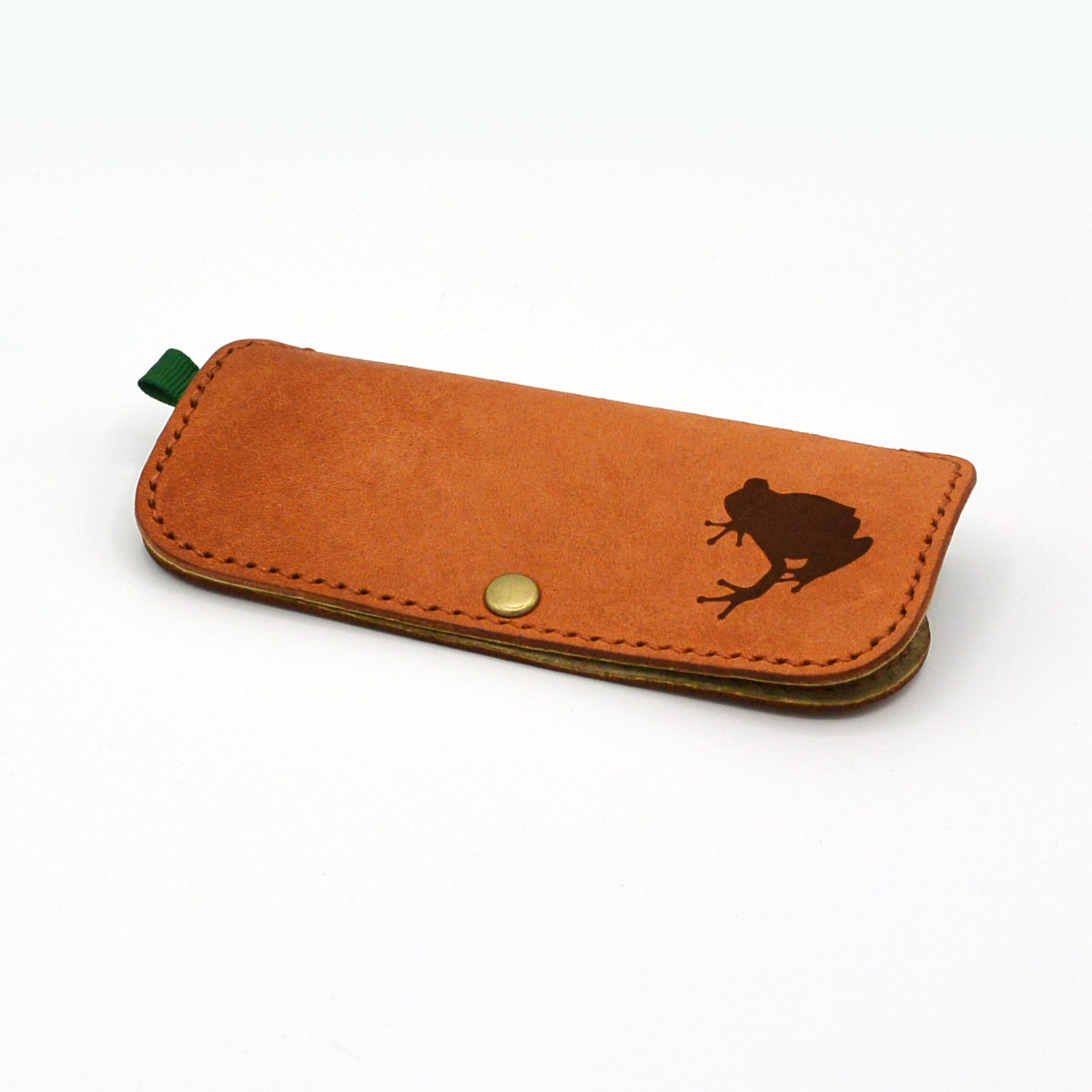 本革めがねケース《蛙》