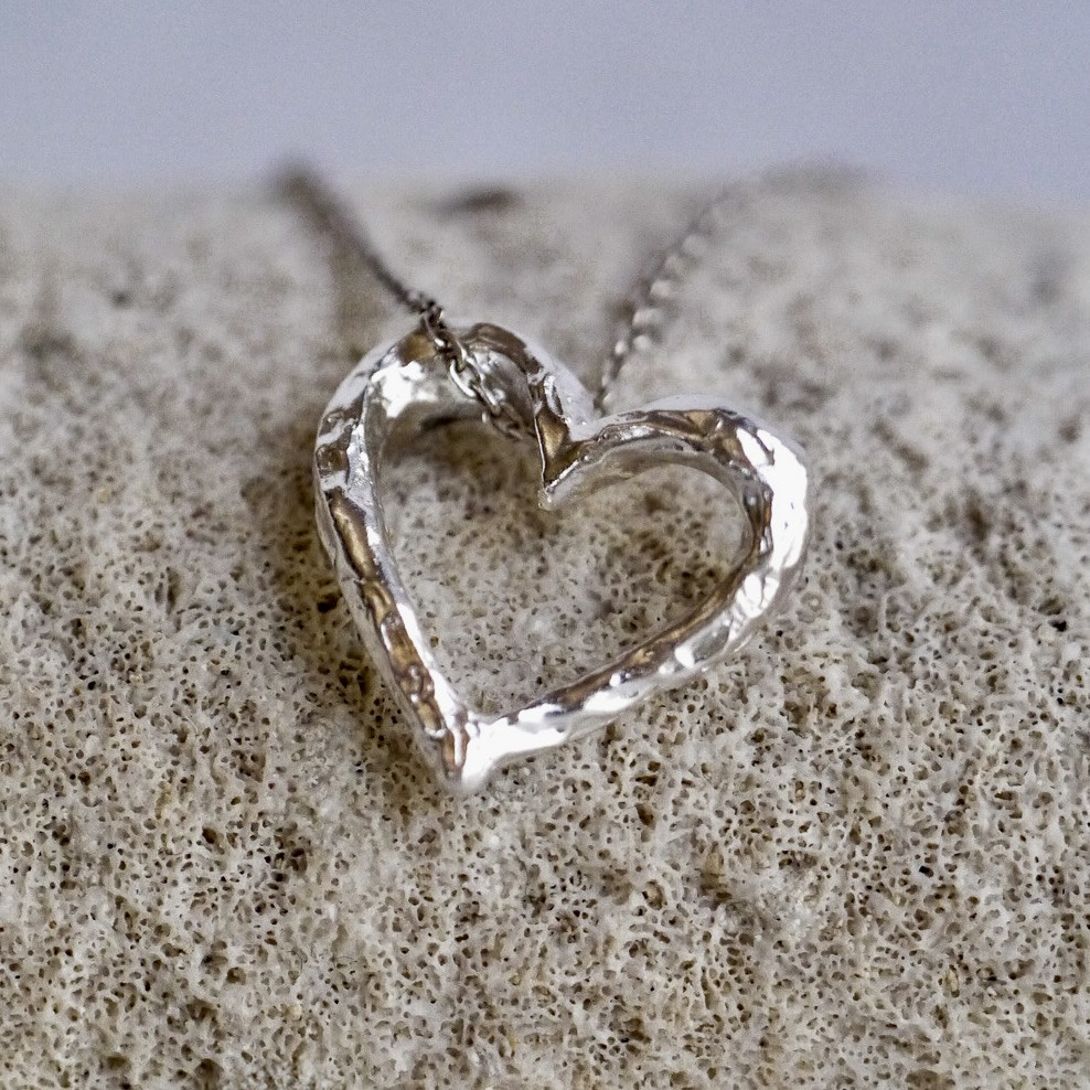 Twist Heart ネックレス / シルバー925