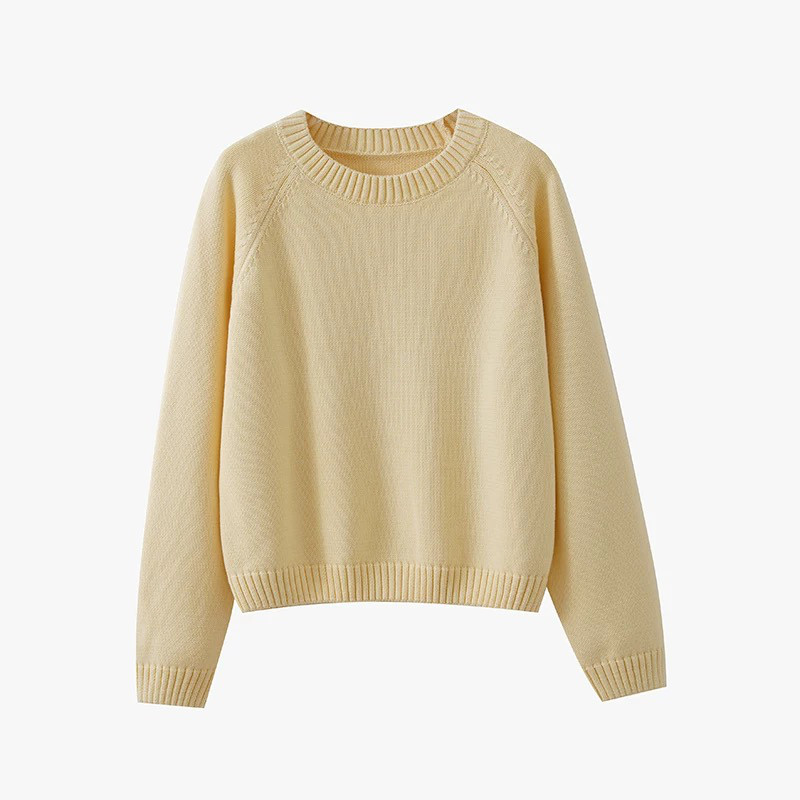 【秋冬の支度】レディース 厚手 ニットセーター 綿100％