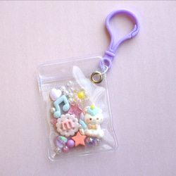 ペンギンちゃんのキャンディバッグA シャカシャカ＊キーホルダー