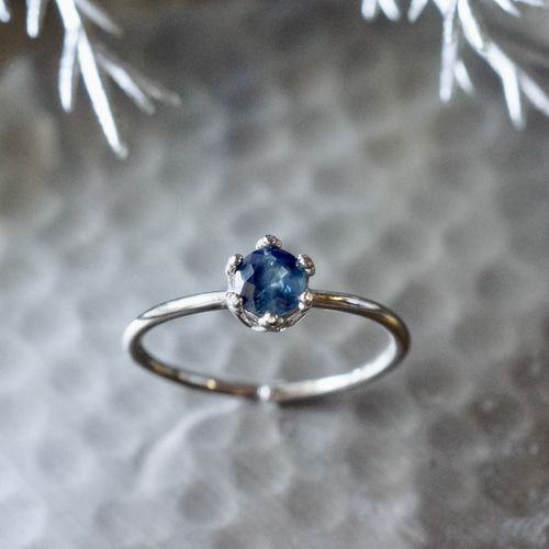 ダイヤリングモチーフ sv925 9号 リングDIAMOND WAVE RING(2SR1529