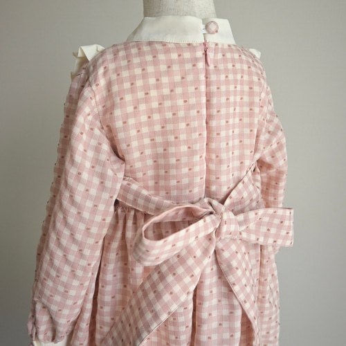 BURBERRY CHILDREN チェック柄ワンピース フリル ピンク BURBERRY CHILDREN チェック柄ワンピース フリル ピンク BURBERRY