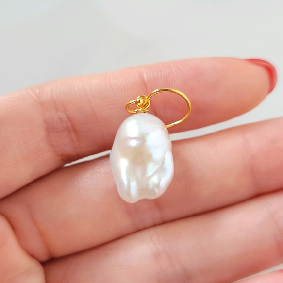 【一点物】おばけパールと星型パールのピアスセット 7枚目の画像