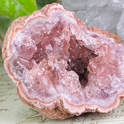 希少】結晶体 ローズクォーツ クラスター 紅水晶 原石 その他置物 東洋