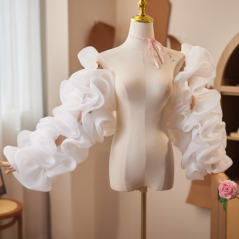 オフショルダー 白 DIY 綺麗 肩飾り ドレスアクセサリー パーティー ウェディングドレス DTY180