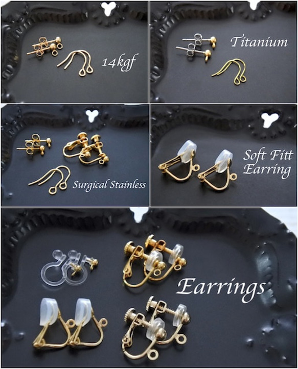 【お試し】スワロフスキー・フューシャの一粒ピアス／イヤリング＼トライアル・キャンペーン／｜クリスマス 7枚目の画像