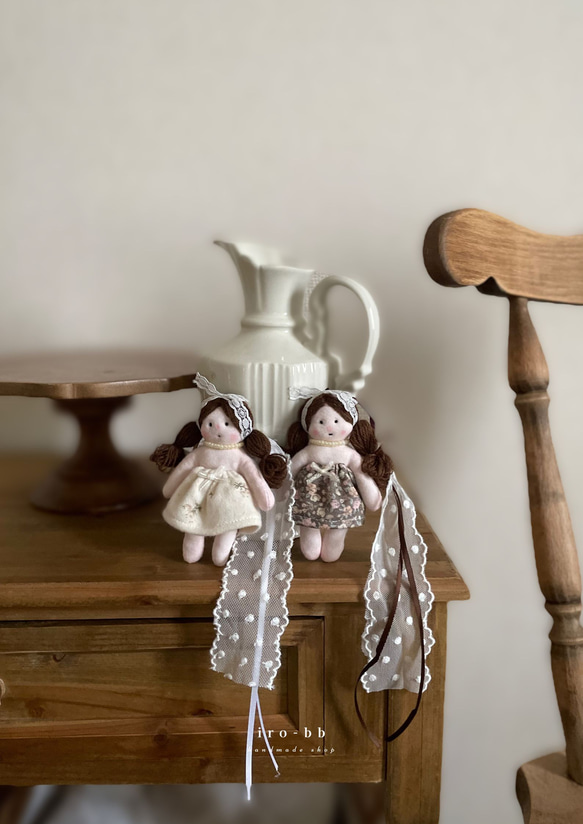 ❁Christmas❁  クリスマス　ミニドール　オーナメント　アドベントカレンダー　プレゼント　ウォルドルフ　 6枚目の画像