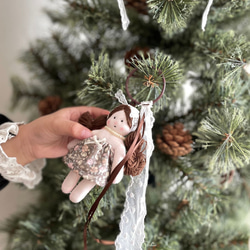 ❁Christmas❁  クリスマス　ミニドール　オーナメント　アドベントカレンダー　プレゼント　ウォルドルフ　 4枚目の画像