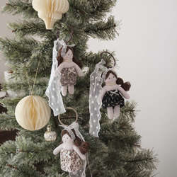 ❁Christmas❁  クリスマス　ミニドール　オーナメント　アドベントカレンダー　プレゼント　ウォルドルフ　 5枚目の画像