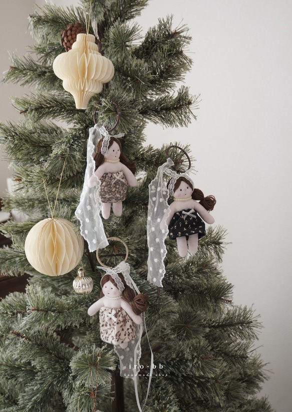 ❁Christmas❁  クリスマス　ミニドール　オーナメント　アドベントカレンダー　プレゼント　ウォルドルフ　 5枚目の画像