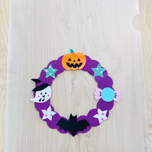 製作キット ハロウィン リース 飾り 壁面 幼稚園 保育園 介護