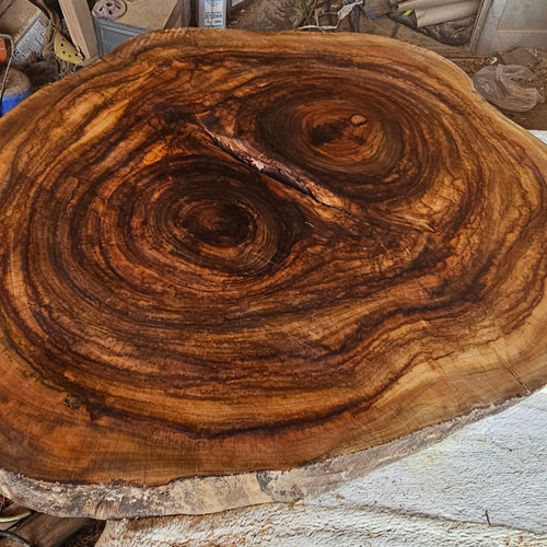 輪切り 一枚板 楠 赤楠 テーブル ダイニング テーブル 栃 座卓 杢