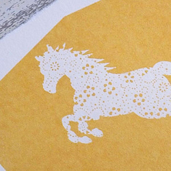 オーダー　202６年　干支　「午」　金泥加工　和紙製ポストカード　 4枚目の画像