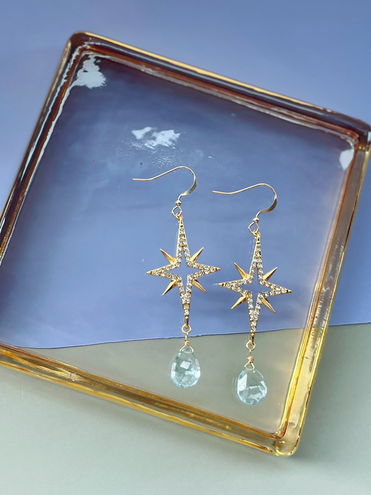 【SALE】Santa Maria・Aqua✨ピアス&イヤリング