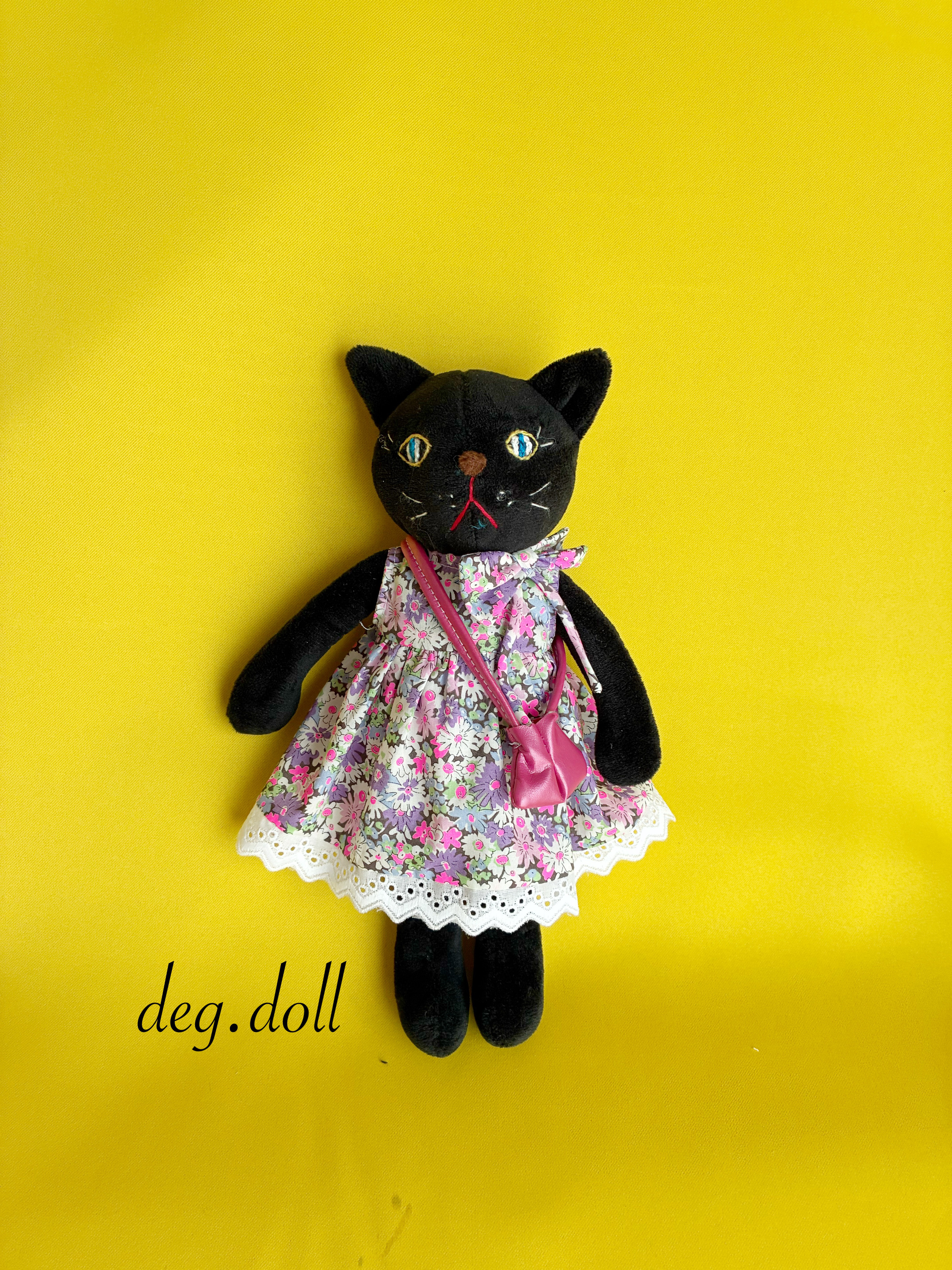 黒ねこちゃん(ピンク)のお洋服