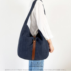 麻ショルダーバック【新品　ハンドメイド】 リネン・麻・綿麻 - ショルダーバッグの人気通販 | minne byGMO