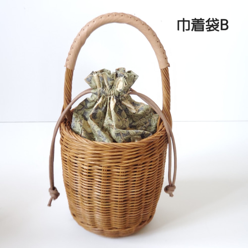 creema限定] オールシーズン使える籐かごバッグ◇持ち手 籐丸芯タイプ