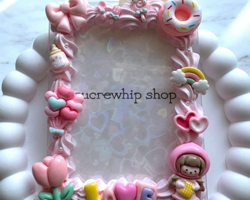 【オーダーページ】デコトレカケース・デコスリーブ　ピンクセット⑦ オーダーページ】デコトレカケース・デコスリーブ ピンクセット