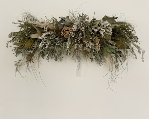 Ru様ご確認用ページ　横長スワッグ sale ドライフラワースワッグ 横長スワッグ スワッグ lune 通販