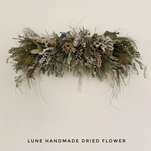 sale ドライフラワースワッグ 横長スワッグ スワッグ lune 通販