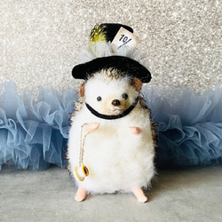 眠りヤマネ（ほぼ本物サイズ） やまね 野生動物 羊毛フェルト