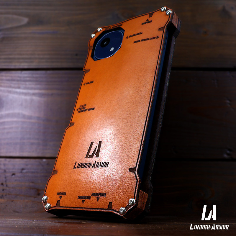 AQUOS Wish5 ケース レザー 革 栃木レザー 本革 耐衝撃 天然素材 自然素材 ハンドメイド