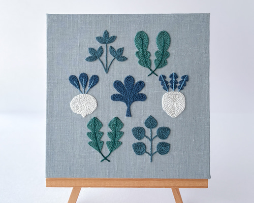 春の刺繍アート　額付き aaf32997627b9304682ae46592120c