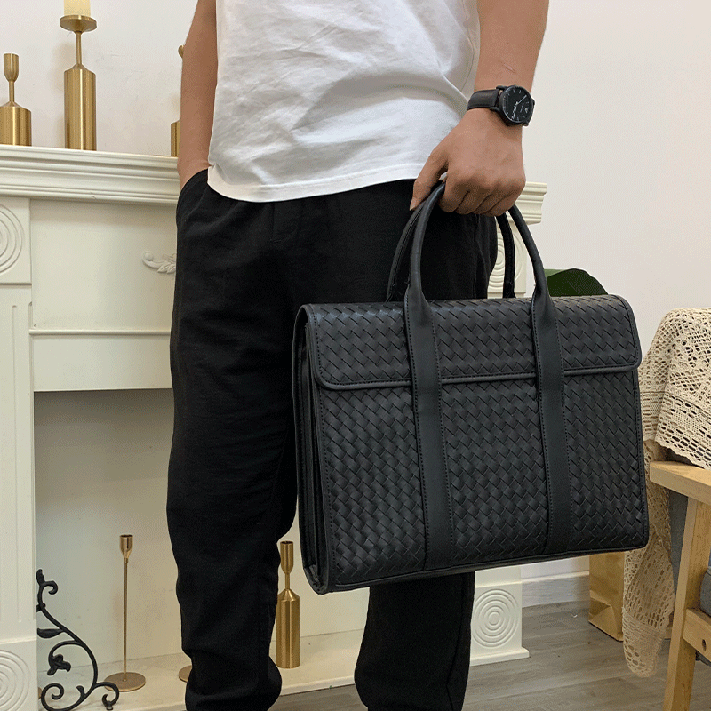 かばんx&bvハンドバッグ男のカバンの大容量の真がかりで男性が纺ビジネスカジュアル流れパソコンカバンの男