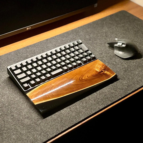 HHKB 60％ キーボード アームレスト パームレスト リストレスト 木製