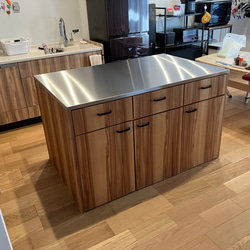 大幅値引きアイランドキッチン用オーダータイル カウンター Granite/グラニト アイランド間仕切りキッチンカウンター幅140cm 家電