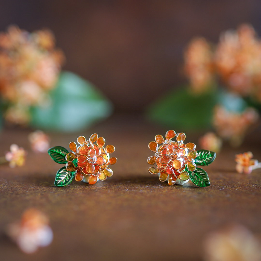 『5100』ハンドメイドピアス No.981 ウサギ風鈴 ピンク兎 ハンドメイドピアス／イヤリング