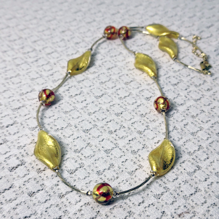 ゴールドエリカのネックレス