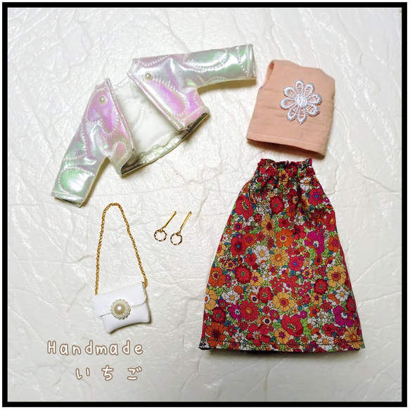 リカちゃん 服 ハンドメイド 着回しコーデセット おもちゃ・人形