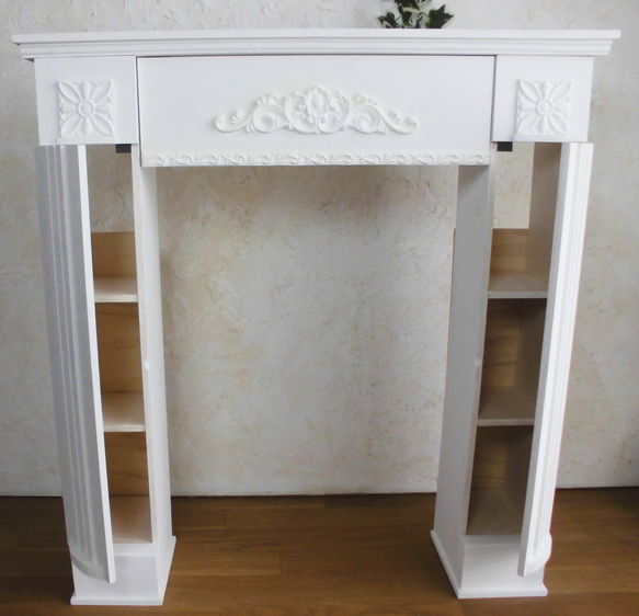 マントルピースCc型 H90W84D20 ＋両袖収納＋引き出し 送料込 組立