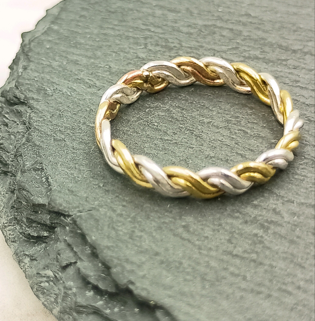 銀線リング【No.004】/ Silver925&Brass