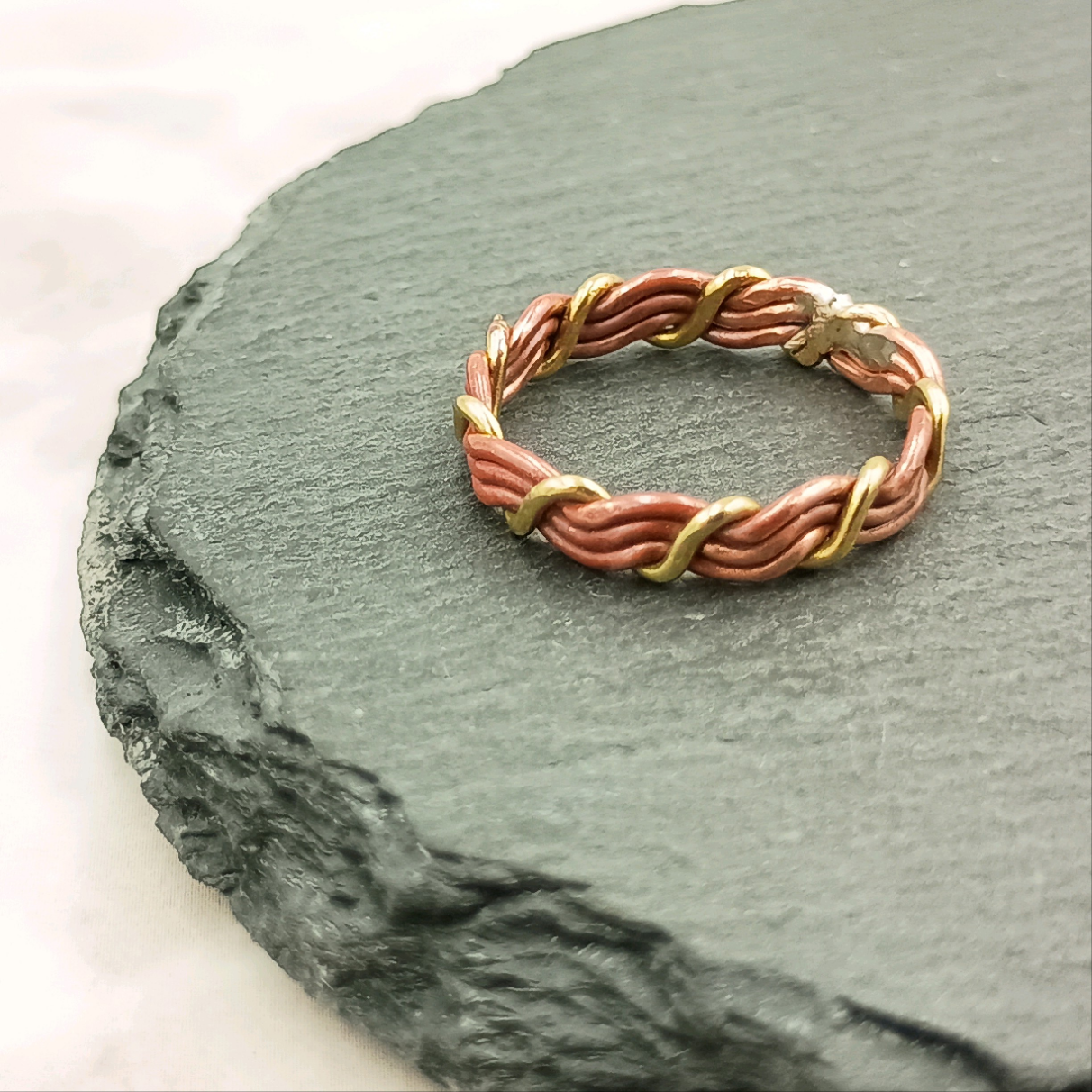 編み込みリング【No.006】/ Brass&Copper