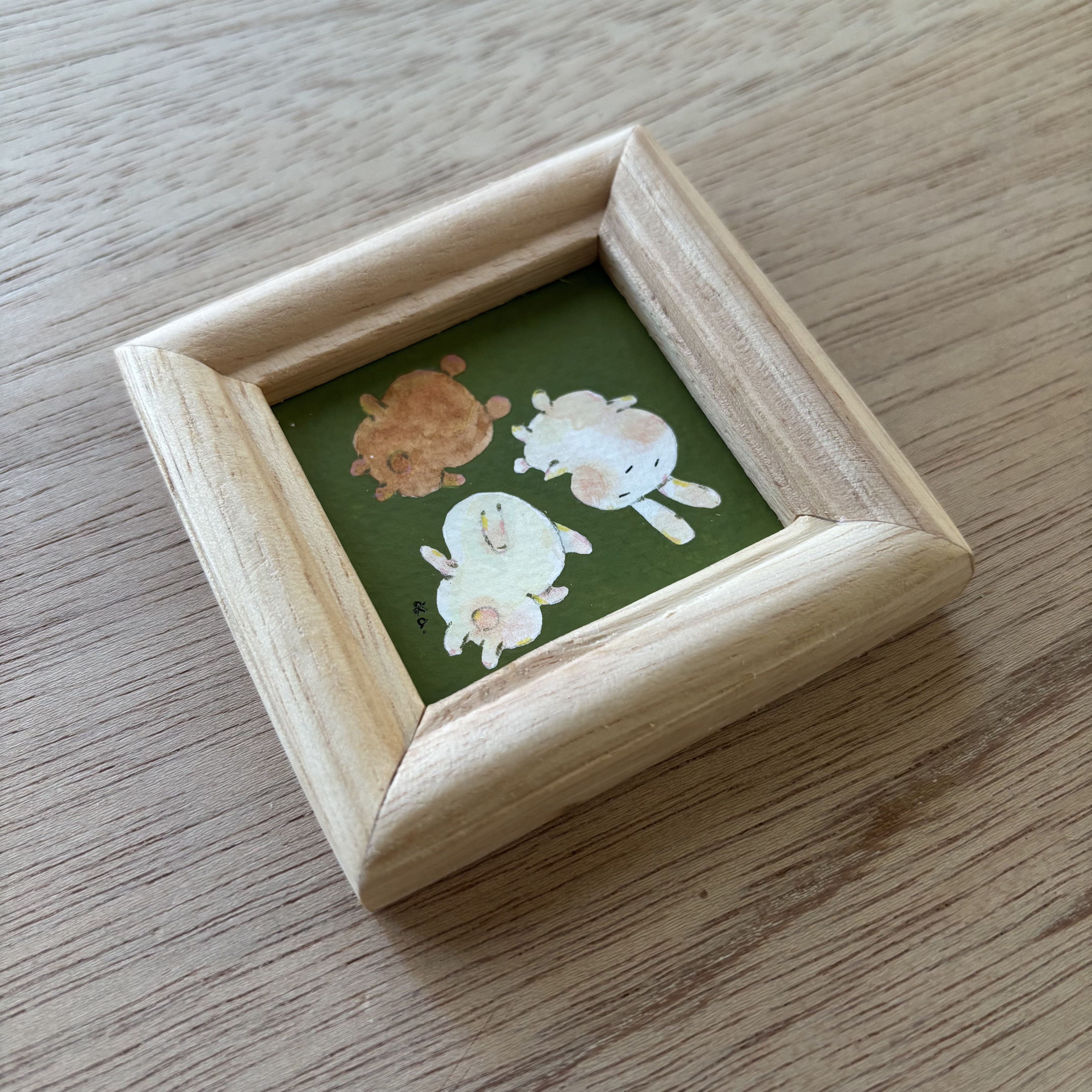 「ごろごろ」ミニ額　原画