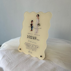 オリジナルメッセージと写真が入れられる両親へのプレゼント 子育て感謝状／tha04 2枚目の画像