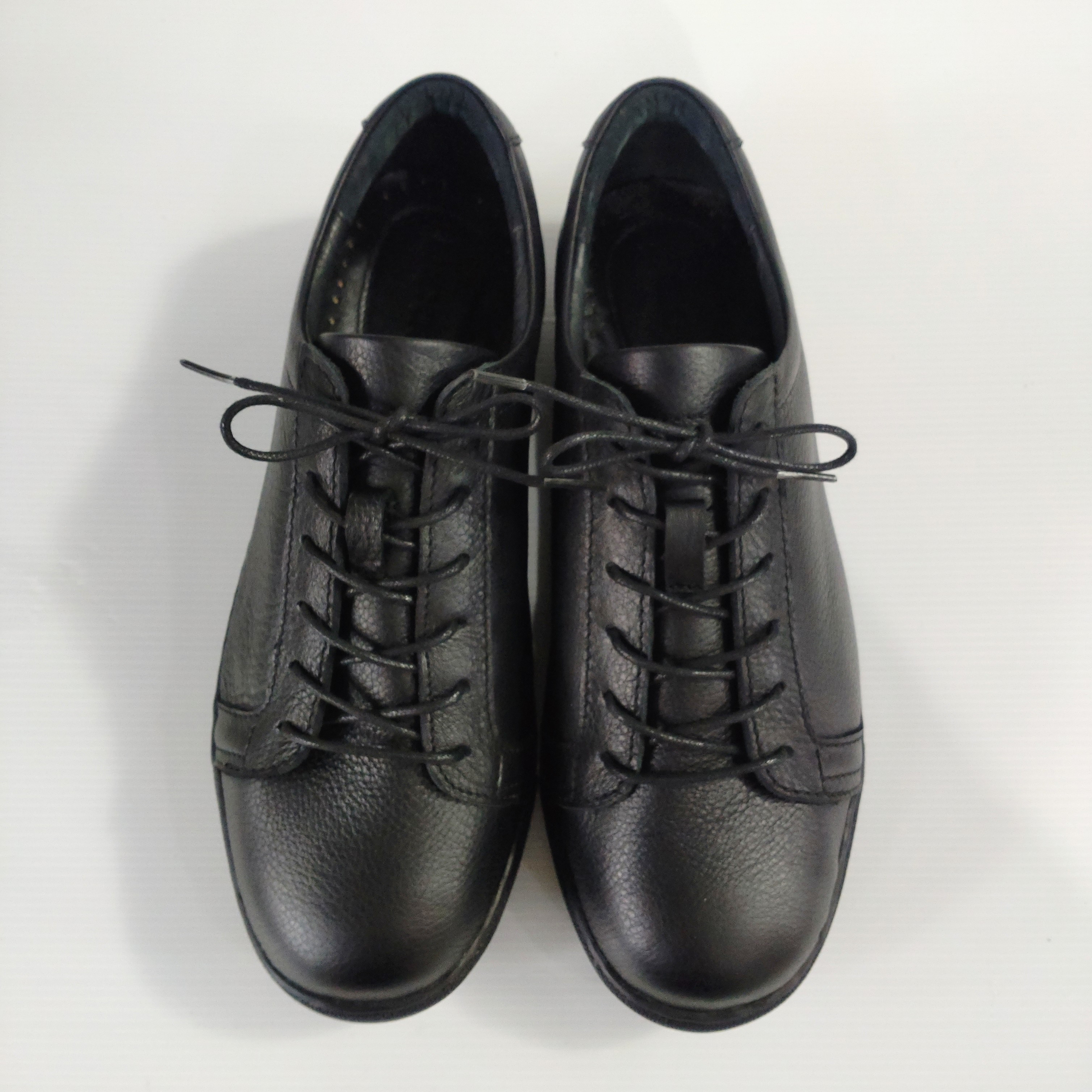 ★本革スニーカー★レディース★メンズ★無料サイズ調整★ブラック★外反母趾★幅広★甲高対応★シンプル★ブラックソール仕様◇