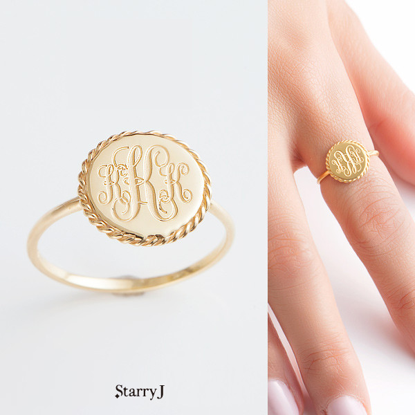 刻印された想い - シークレットイニシャルリング 刻印 指輪 鏡面仕上げ 送料無料 シルバー925 K18GP