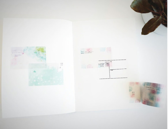 新入荷！日本製『【ヨハク】トレーシングロール付箋　パレット』～40×60mm / 5m巻き　1個～ 2枚目の画像