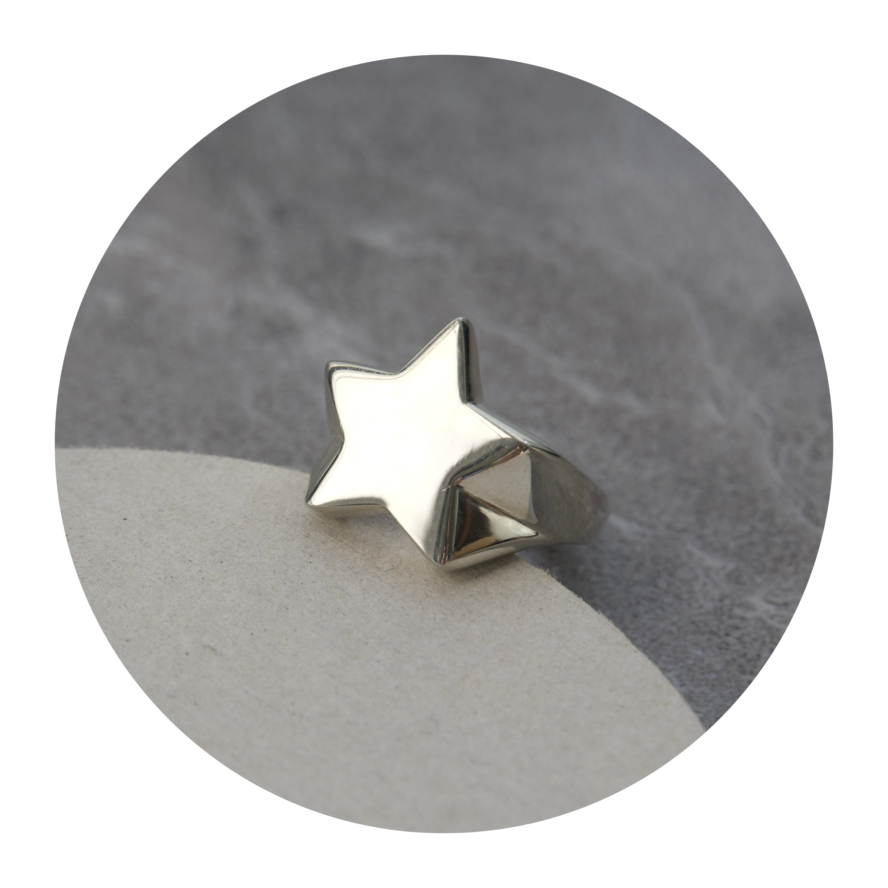 ＜SV925＞星のシグネットリング