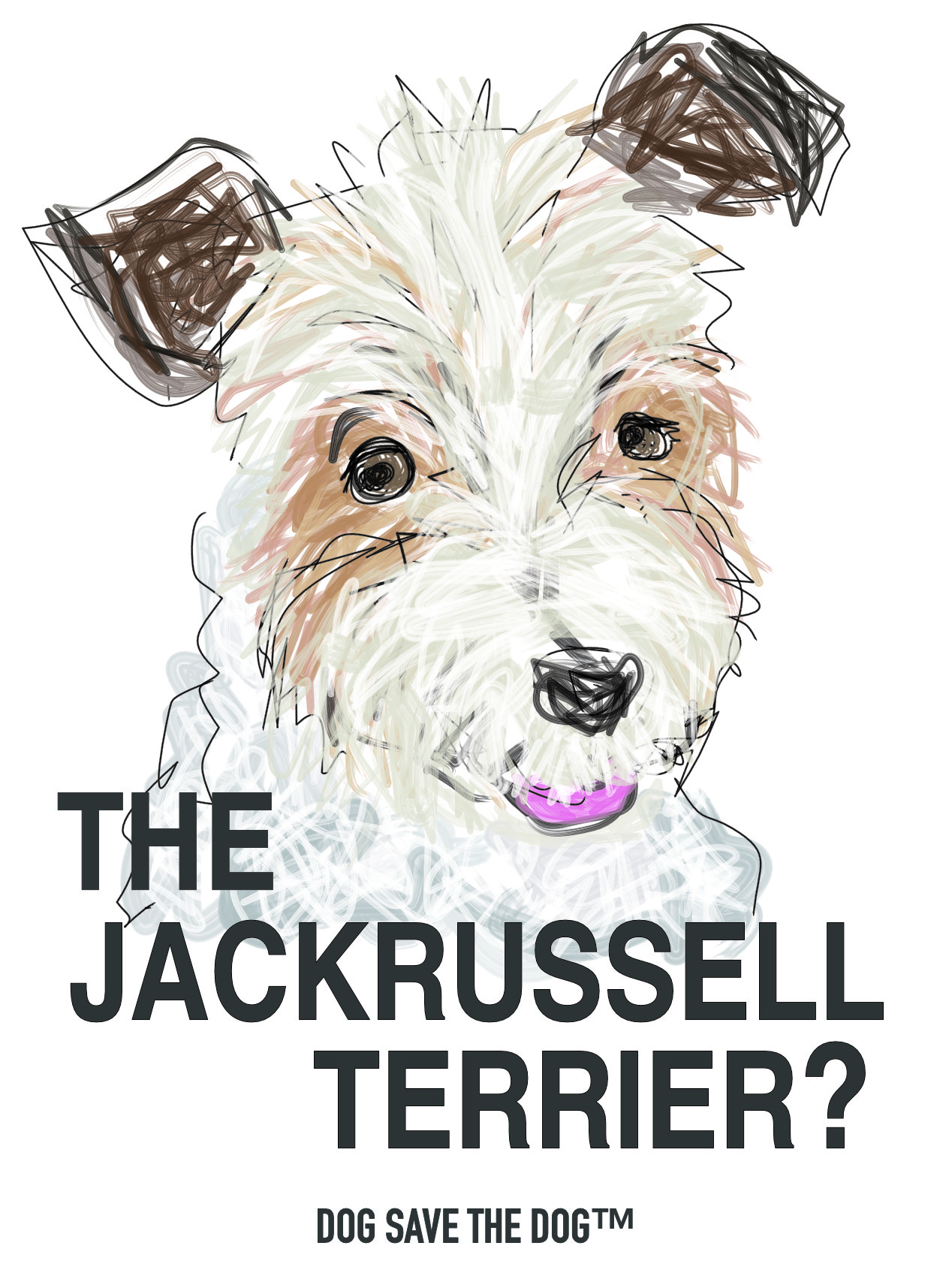 \名入れ可/ 半袖Tシャツ【ジャックラッセルテリア】